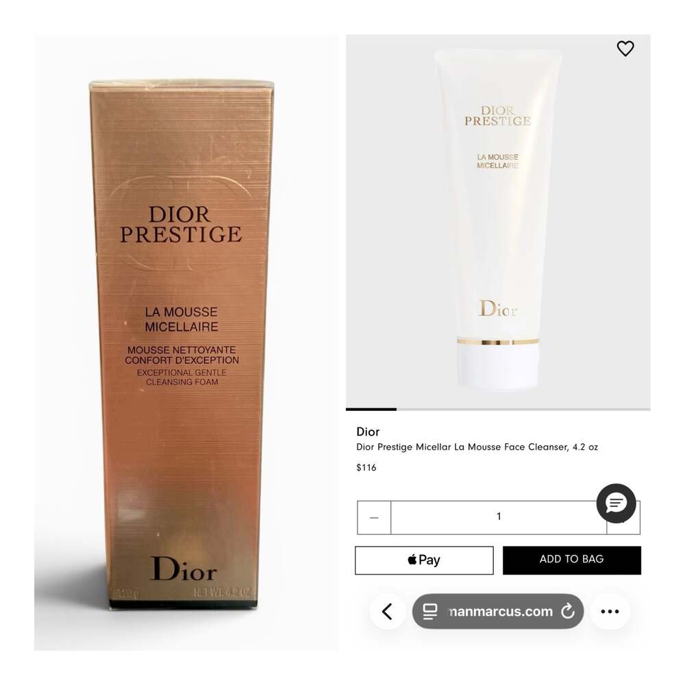 Dior Prestige La Mousse Micellaire Exceptional Gentle Cleansing Foam 120g